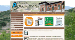 Desktop Screenshot of comune.massadalbe.aq.it